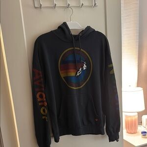 Aviator Nation Dark Gray Relaxed Pullover